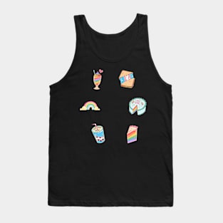 Yummy Stickers Set Tank Top